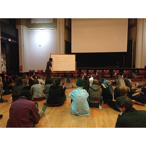 Workshop at Massachusetts School of Art and Design