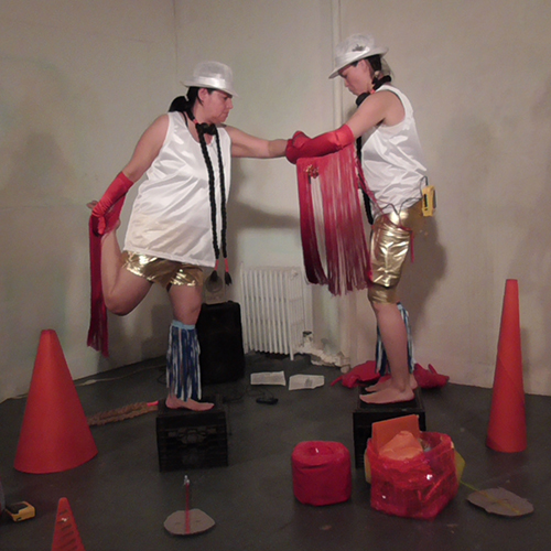 Charlene Vickers and Maria Hupfield