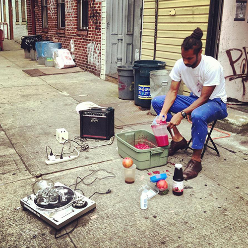 Rafael Sanchez during a PERFORMANCY FORUM at PPL Space. Photo by Anaze Izquierdo.